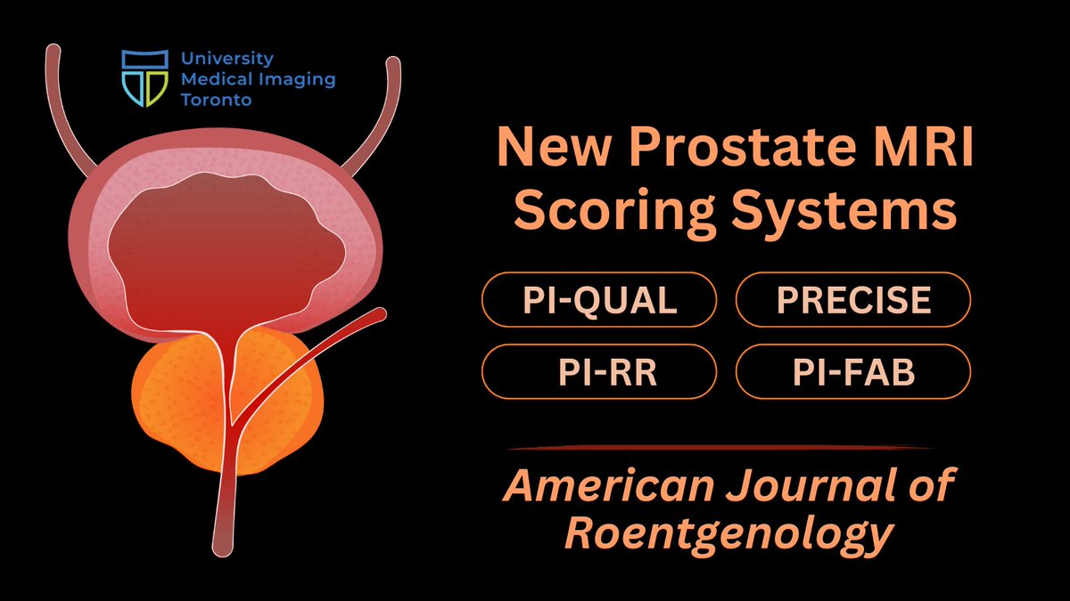 ❗️New Prostate MRI Scoring Systems: expert panel narrative review in @AJR_Radiology by UMIT's Dr. Adriano Dias @AdrianoDiasRad Read here ➡️ tinyurl.com/y3atepdm