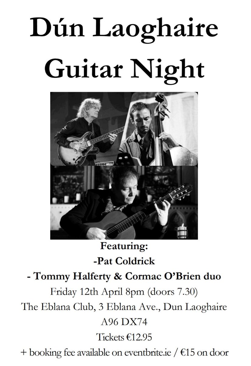 pat coldrick (@patcoldrick) on Twitter photo Looking forward to performing at The Dun Laoghaire Guitar Night on Fri 12th Apr.
<a href="/DunLaoghaireTn/">DunLaoghaireTown.ie</a> <a href="/radionova100/">Radio Nova 100</a> <a href="/Sunshine1068fm/">Sunshine 106.8</a> Looking forward to performing at The Dun Laoghaire Guitar Night on Fri 12th Apr.
<a href="/DunLaoghaireTn/">DunLaoghaireTown.ie</a> <a href="/radionova100/">Radio Nova 100</a> <a href="/Sunshine1068fm/">Sunshine 106.8</a>