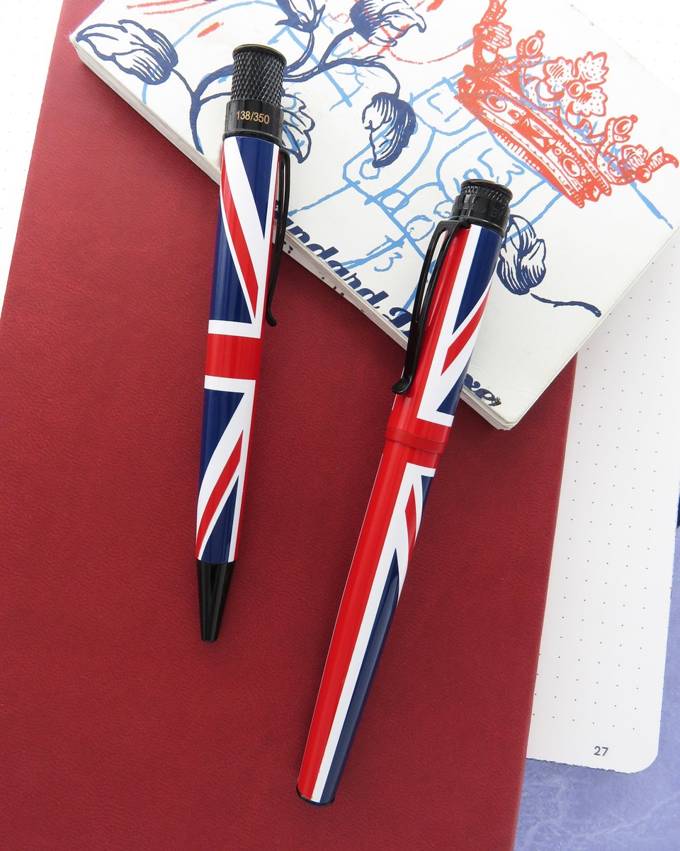 Throwback to 2020 when Mann Inc released the Union Jack Tornado Rollerball that sold out really quickly. Fortunately the Union Jack Fountain Pen is now available and in stock. The fountain is also a limited edition of 250 pieces. manninc.co.uk/search?q=Retro…