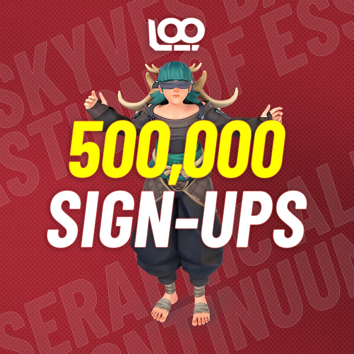 HALF A MILLION SIGN-UPS! 💥 Looks like we'll need to scale up our server infrastructure even more for the upcoming play-to-airdrop! 😆 Registrations will close at the end of April. ➡️ bloodloop.com/onboard