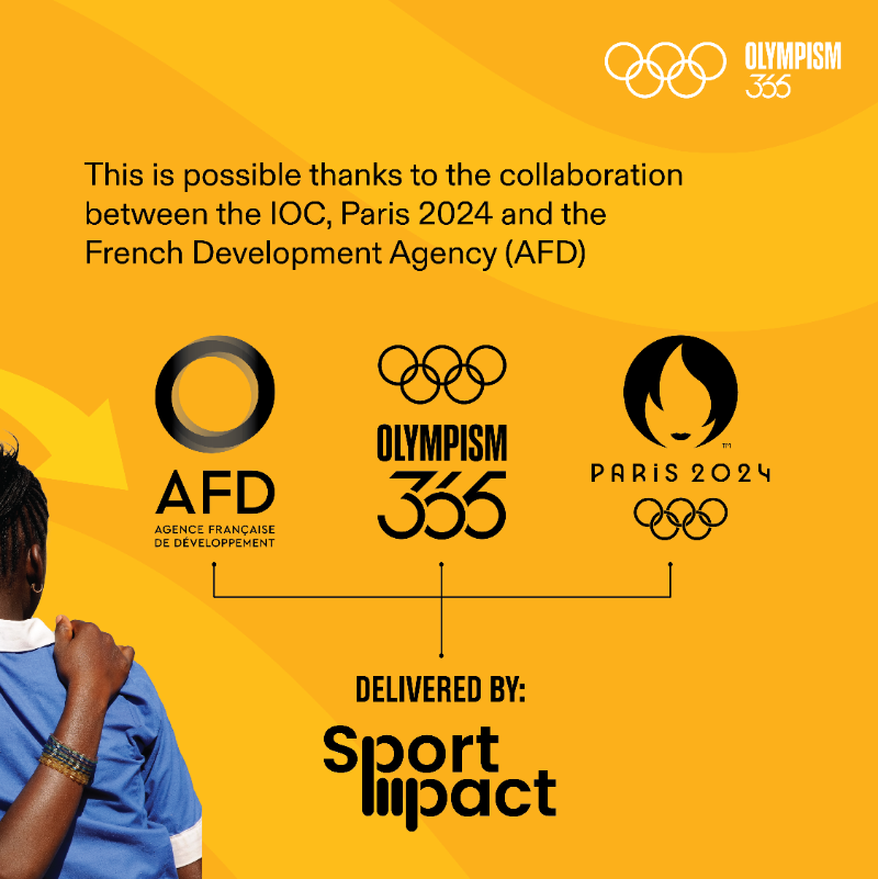 iocmedia's tweet photo. The IOC will ensure continued funding for the most impactful sport for development projects currently supported by @Paris2024 and @AFD_en in Africa #SportDay