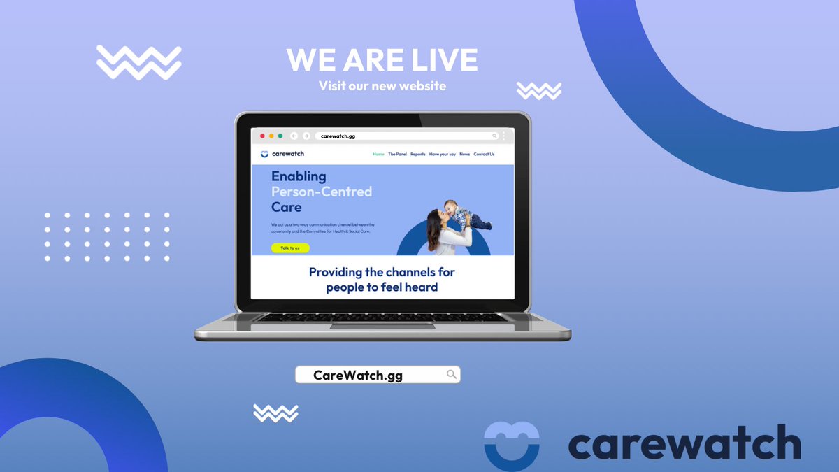 Our new website is live! CareWatch.gg 
The new website contains a ‘Have Your Say’ form where you can provide us with any feedback or views you have. Check it all out at CareWatch.gg