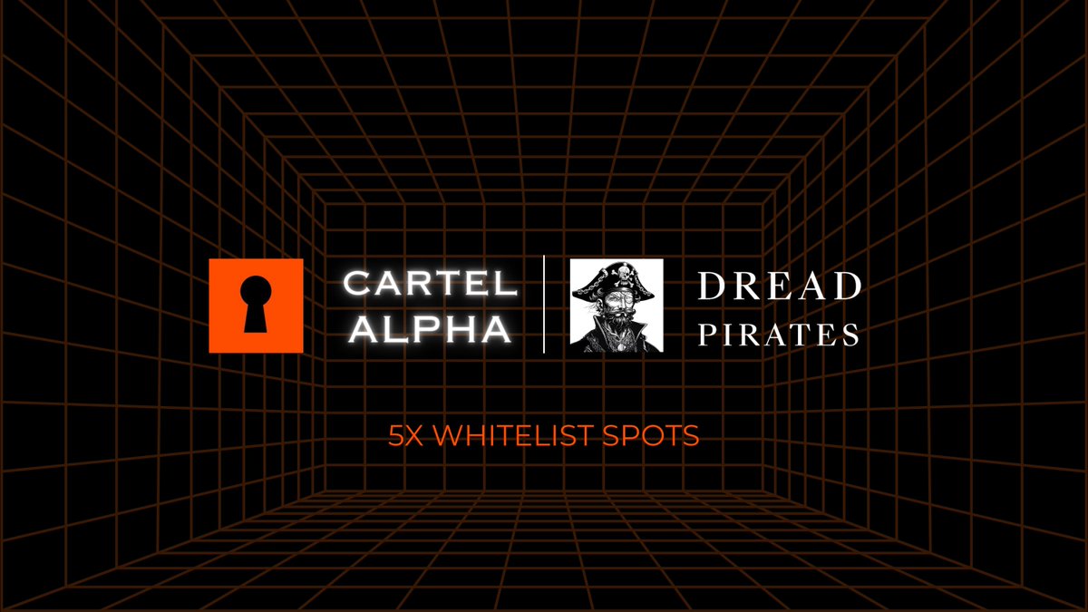 🏴‍☠️Dread Pirates x CartelAlpha🥃 (5X WL spots)

Dread Pirates is an upcoming Bitcoin collection paying homage to Ross Ulbricht who was the founder of Silk Road.

To enter:
🥃Follow <a href="/DreadPiratesBTC/">Dread Pirates🏴‍☠️</a> &amp; <a href="/CartelAlpha/">Cartel Alpha🥃</a> 
🥃Like, RT, tag 3 frens
🥃Take a shot of rum!🥃