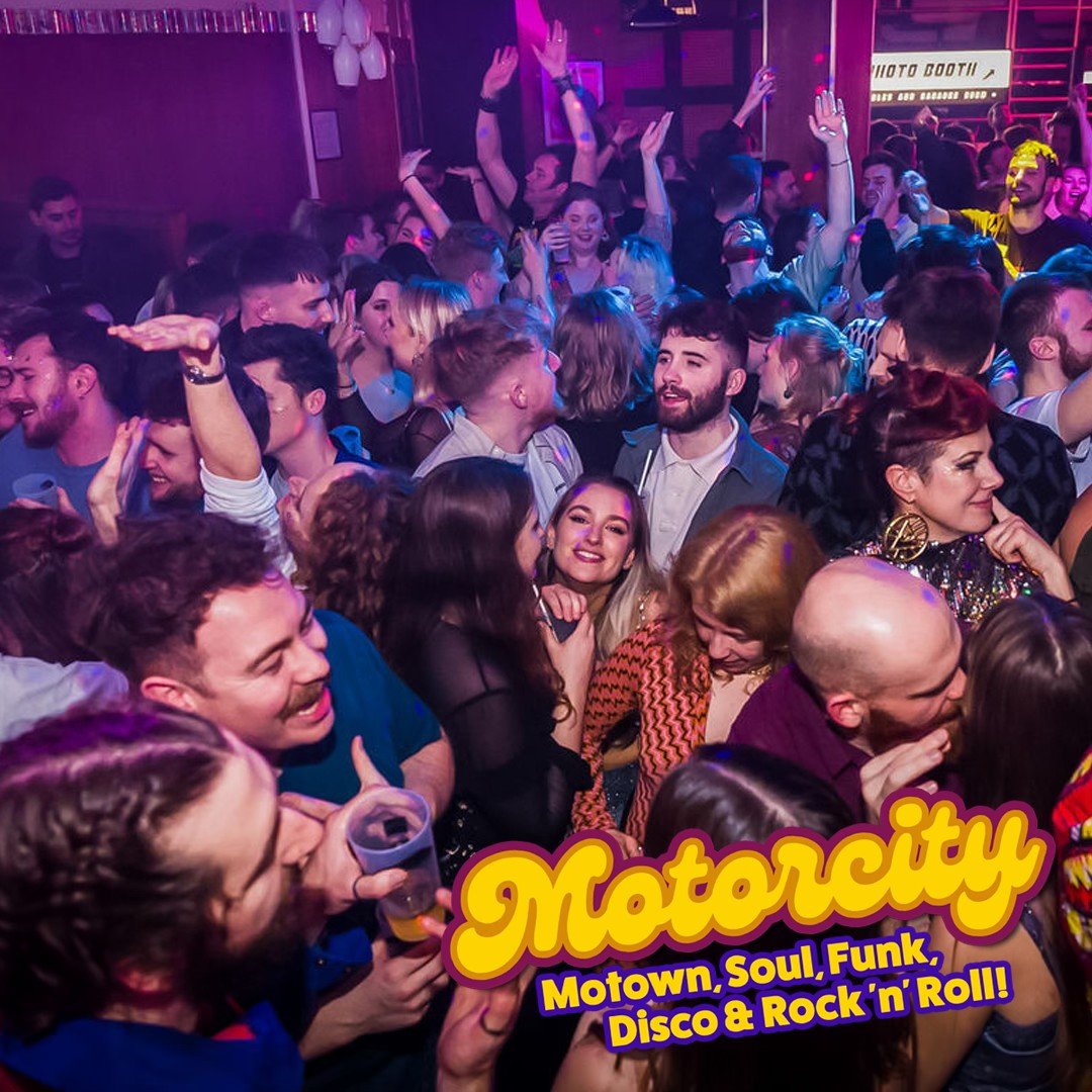 Tomorrow night, Motorcity is back filling The Lanes with nothing but good vibes. Motown, Soul, Funk, Disco & Rock n Roll 🕺 See ya on the dance floor Tickets - hdfst.uk/e103864