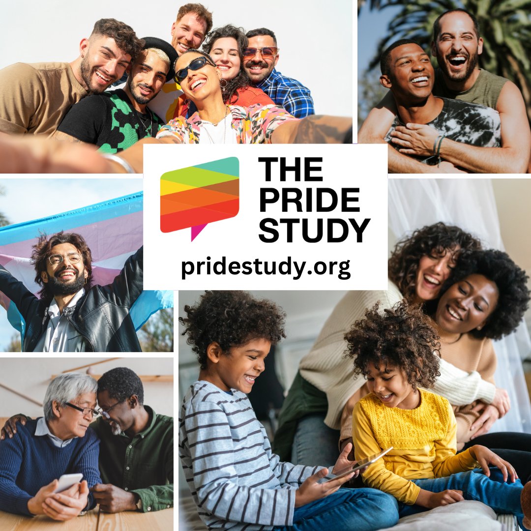 Take PRIDE in your health and sign up for The PRIDE Study. We’ll keep in touch with you and check on your health periodically over many years to look at how being LGBTQIA+ can influence physical, mental, and social health. Join the study at: pridestudy.org
