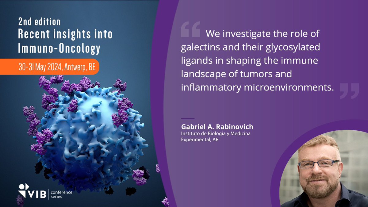 🚨Deadline approaching! Join us at #ImmunoOnco24 to hear about the fascinating work of @gabyrabi @RabinovichLab , the early bird deadline is the 18th of April. 📍 Register at vibconferences.be/events/recent-… See you in May! @vib_ccb @VIBConferences