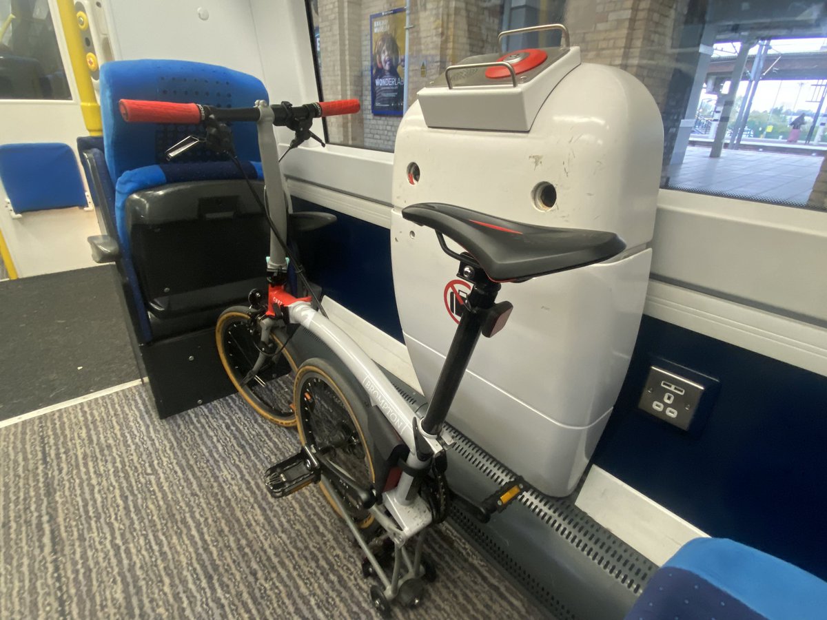 Great to be back on the ‘Summer Bike’ today for the daily commute to York. #chpt3 #Brompton