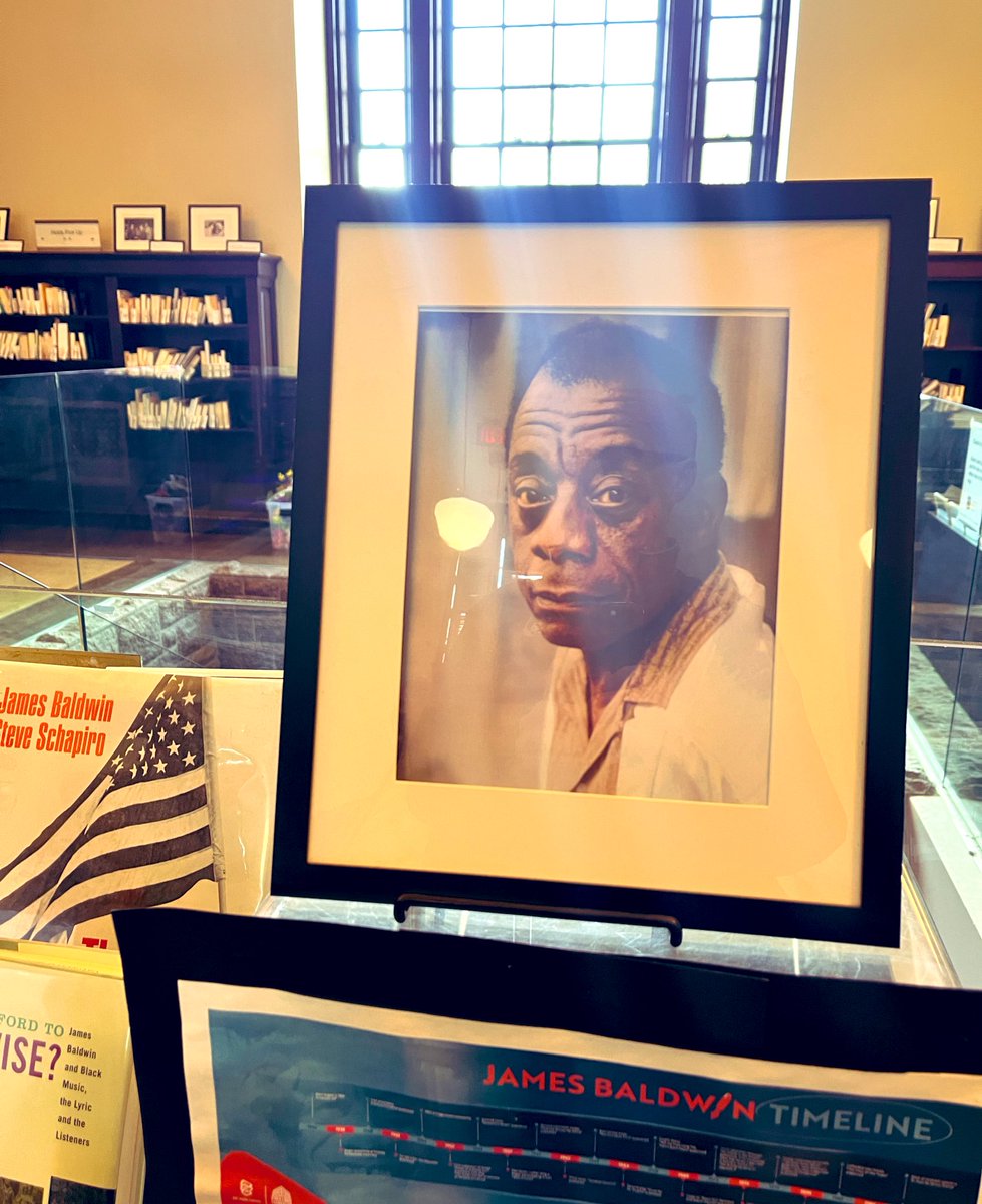 #JamesBaldwin #BaldwinCentennial exhibits at #Georgetown Library, WashingtonDC