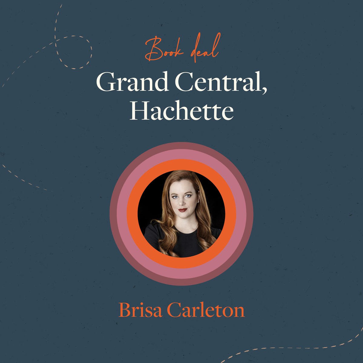 Congratulations to our graduate @brisacarleton who has signed a book deal with Grand Central, an imprint of Hachette! Right for Brisa's novel LAST CALL AT THE SAVOY were acquired by Kirsiah Depp at Grand Central from Rebecca Scherer at Jane Rotrosen Agency.