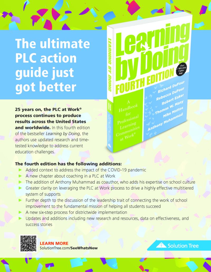 The 4th edition of the ultimate PLC guide is finally here!! Check out the newest edition of Learning By Doing! @SolutionTree @newfrontier21 @mikemattos65 #PLC4IA Preorder now: solutiontree.com/learning-by-do…