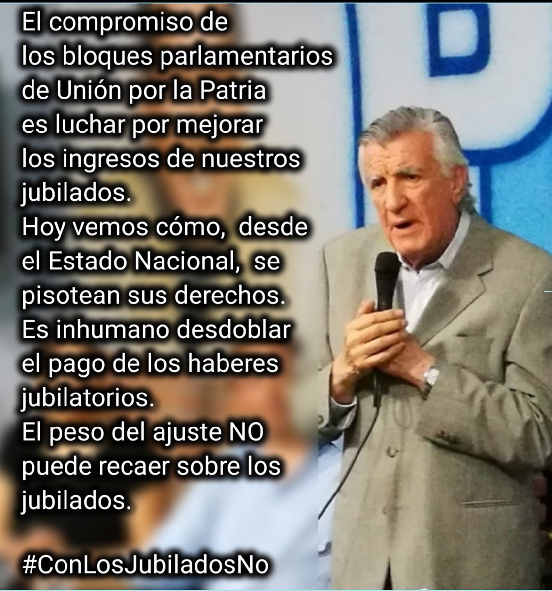 #ConLosJubiladosNo
#ConLosJubiladosNoSeJode