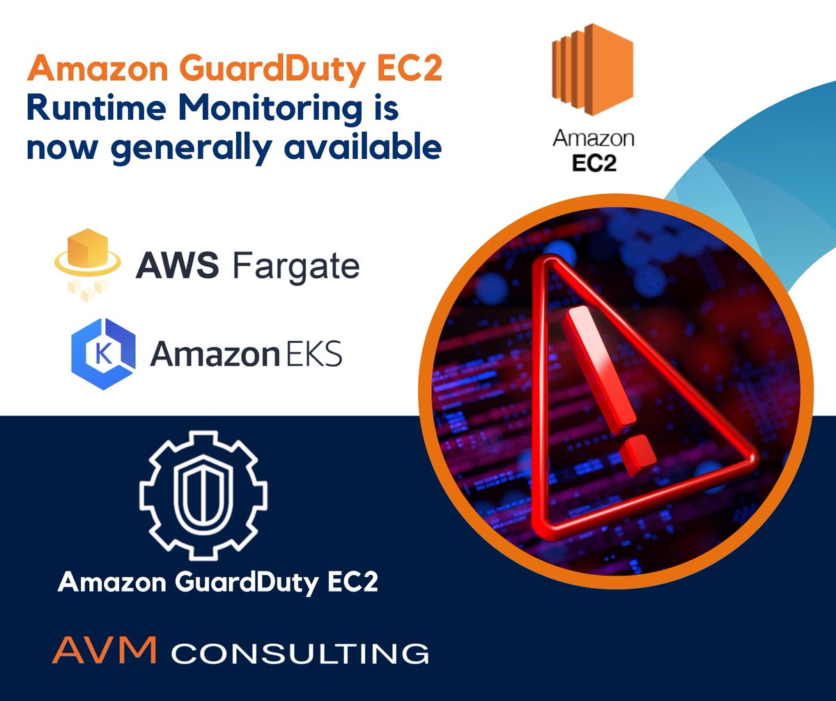 AWS has announced the general availability of Amazon GuardDuty EC2 Runtime Monitoring, enhancing threat detection for Amazon EC2 instances.
.
This feature offers visibility into on-host and container-level activities.
.
#avmconsulting #AWS #GuardDuty #EC2 #RuntimeMonitoring