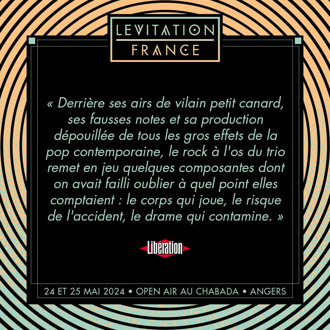 💥 BEAK> à #LF2024 le 24 mai ! 💥 @BeakBristol est un groupe de rock électronique expérimental formé en 2009, composé de Geoff Barrow (Portishead), Billy Fuller et Will Young. On piaffe d’impatience à l’idée de les recevoir à Levitation France ! 🎟️ levitation-france.com/#billets