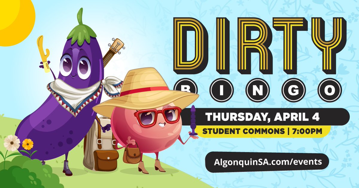 UPDATE ‼️ Due to the weather, tonight's Dirty Bingo event at @AlgonquinPerth has been cancelled. Stay safe and cozy, everyone!