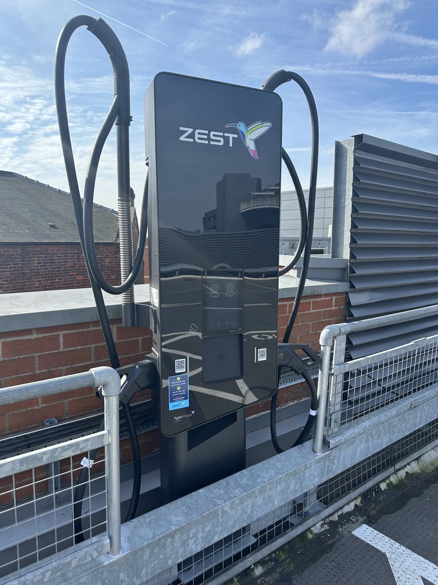 The centre now has fourteen charging bays available for use. The bays, situated on the blue level of the car park, are accessible via both the roof top entrance and multi story entrance. For more information please visit the website below. zest.uk.com/drivers