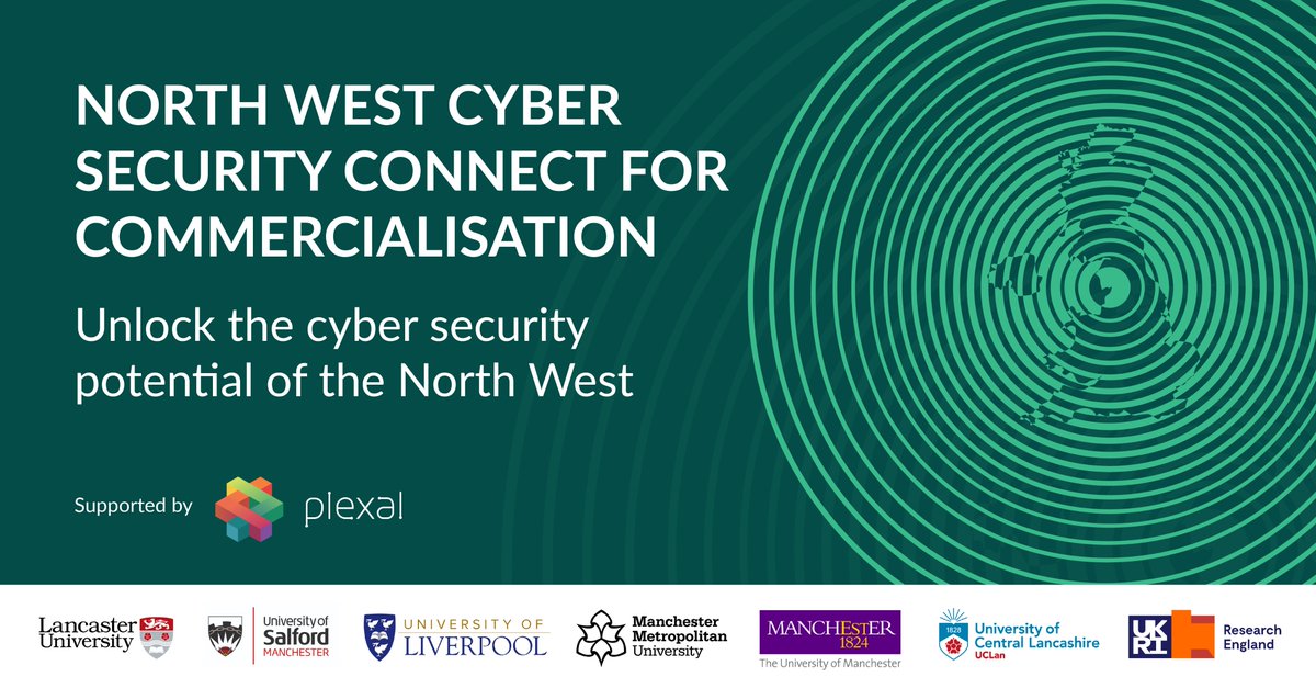 Introducing NW CyberCom with @LancasterUni to unlock #NorthWest #CyberSecurity potential. Bringing #industry and #academia together to guide cutting-edge research into market-driven solutions. Be part of the ecosystem enabling world-leading cyber ideas: plexal.com/our-work/nw-cy…