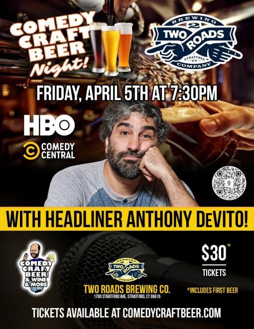 Connecticut! I’m at @TwoRoadsBrewery tomorrow night in Stratford with @titogarzacomedy opening up! Grab tickets in my bio!