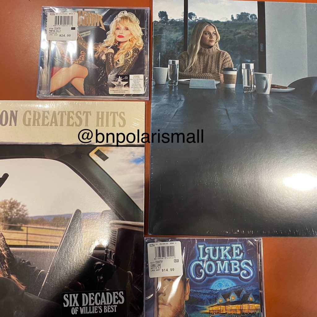 April is Country Music month.  Stop in and get 10% off Country music vinyl and 20% off Country music CDs.  #bnpolarismall #countrymusic #helloapril