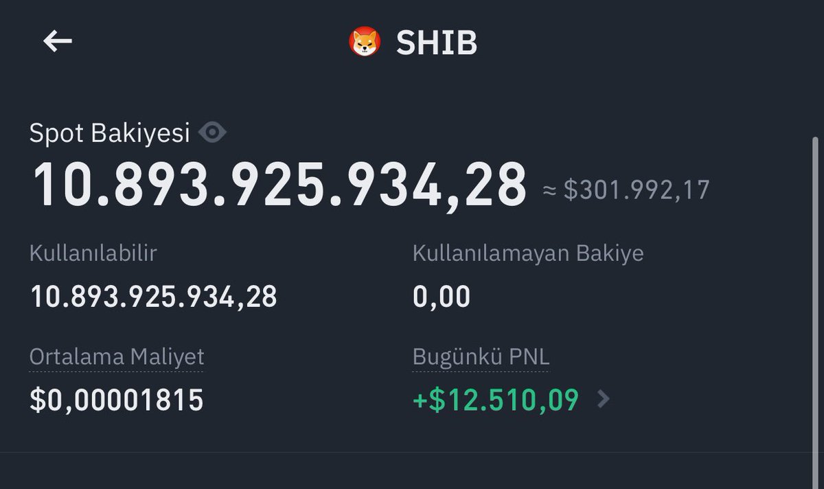 Vforrkripto's tweet photo. $Shiba bekleyenler hedefimiz geldiğinde sadece kardan oluşan  bakiyelerimizin neler yapacağını hayal ediyor musunuz🔥

1 adet sıfır atıp 15-16'da neler olur siz hayal edin anlık 5x'deyiz 😅 https://t.co/cYnUPadfEf