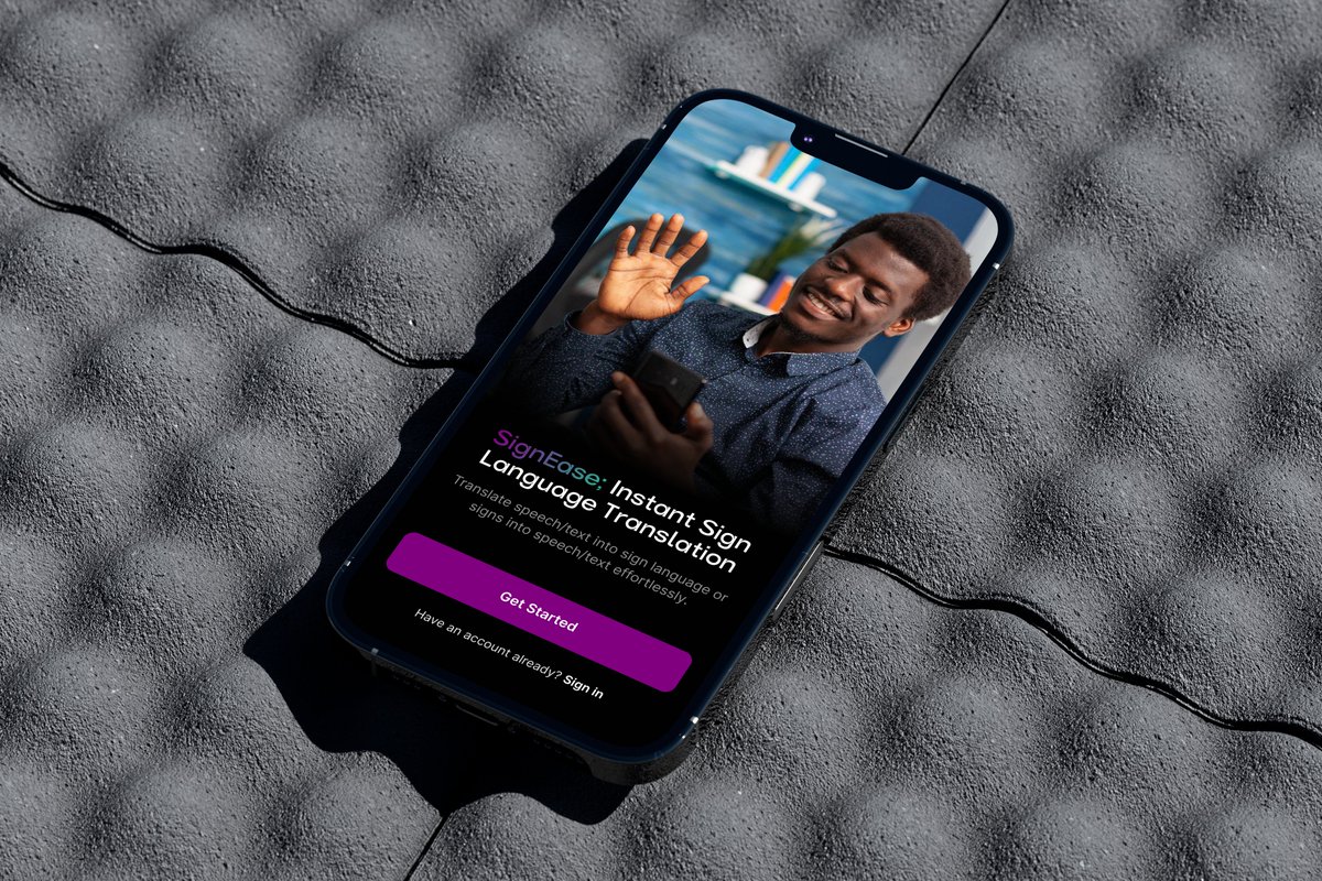 I once designed this mobile app that translates sign-language to texts, voicenotes and vice versa with the help of AR.

I think I'll prepare a case study soon to entirely show what I did. #uiux #uiuxdesign #uiuxdesigner #mobileapp #productdesign