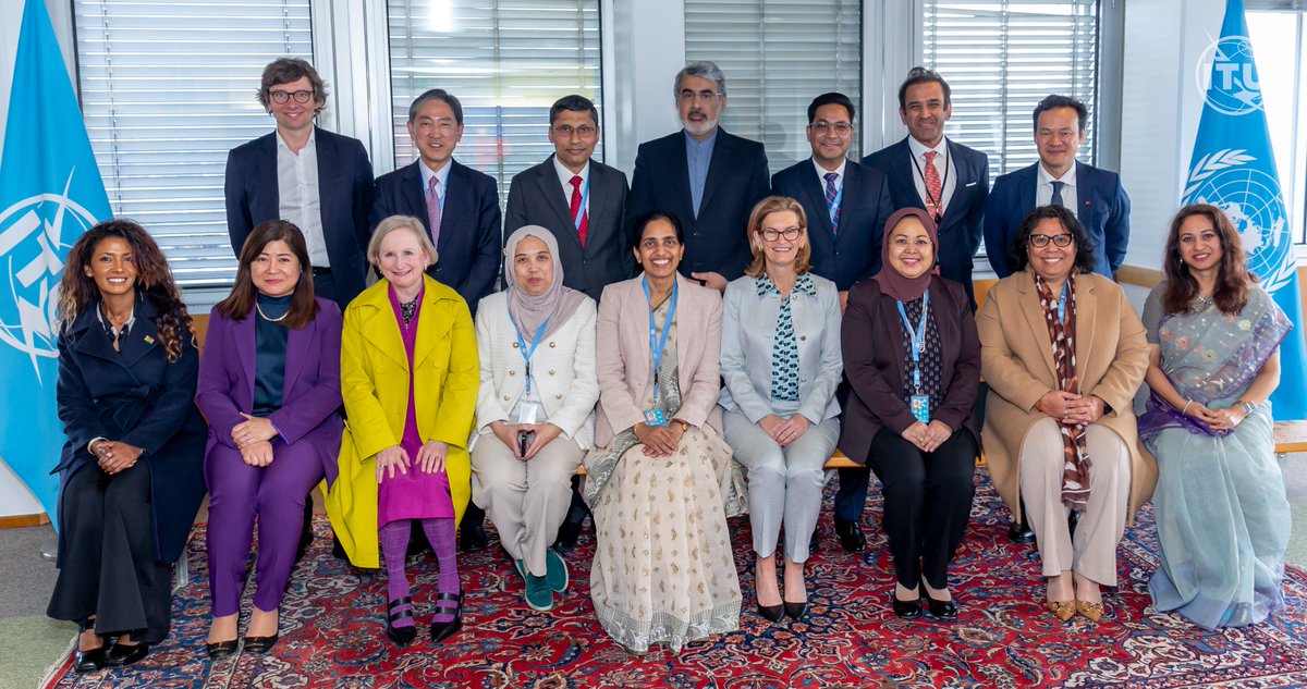 Regular briefings with the diplomatic community at HQ continued today with Asia-Pacific Ambassadors. 
A great opportunity to discuss regional trends, @ITU activities for the region, our progress toward a #FitForFutureITU, and to strengthen collaboration on a #DigitalFutureForAll