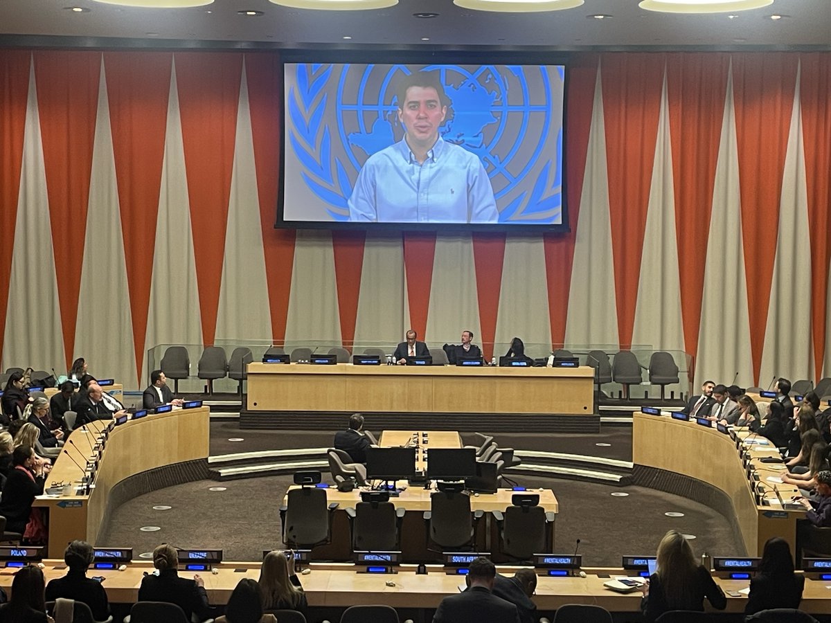 Yesterday we joined @RomaniaUN_NY, @MexOnu, @QatarAtUN, @KuwaitMissionUN, @indonesiaunny, @CanadaUN, @WHO & @UNICEF for a convo on #MentalHealth of children & youth. We stressed the importance of involving youth as equal partners in fostering solutions around mental health 💪