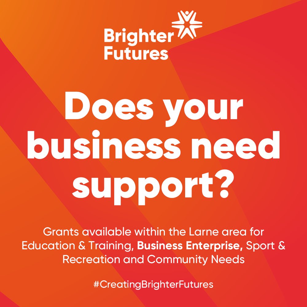 New equipment? Undertaking training? Better resources? 🤔

Apply today for grant support to take your business to the next level 📈

📲 bit.ly/BFapplynow

#CreatingBrighterFutures