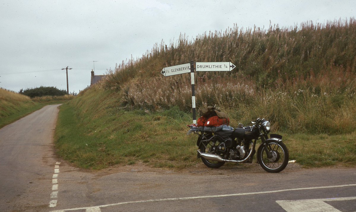 A ride around #SunsetSong country, fifty years ago. Dunnottar Castle, just south of Stonehaven, Aberdeenshire. My photos September 1973.