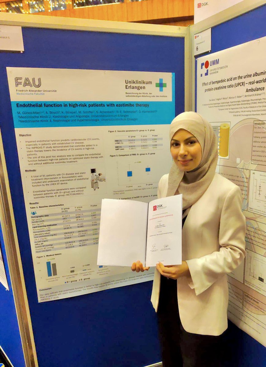 DGK Abstractpreis für klinische Lipidforschung @ #DGKJahrestagung ♥️