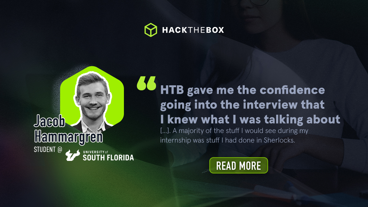 Acing it is an understatement 💯 From studies to internships and securing future careers, the students at the University of South Florida are doing it all. Find out how they are using #HTB to excel inside and outside the classroom on our #blog: okt.to/3ftVga