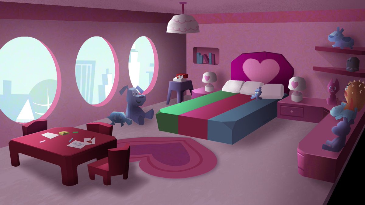 gureiti's tweet photo. GameCube era Powerpuff Girls bedroom paint 💚🩷🩵 https://t.co/a27uLv3whC