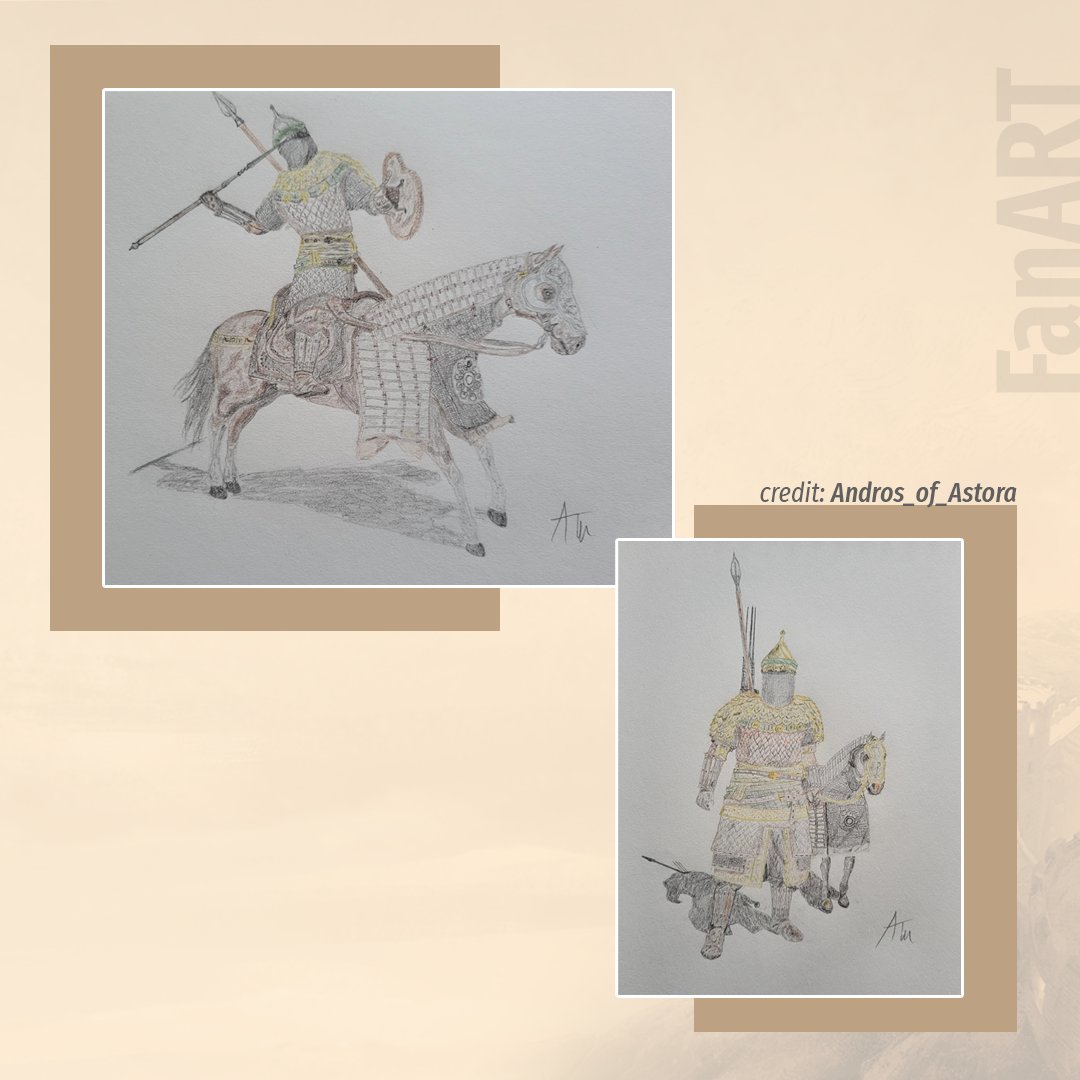 Team Aserai! 🐪 ⚔️ Let's see the Aserai Vanguard Faris lovers! 🖐️ 🎨Thanks for these beautiful artworks. u/Andros_of_Astora 🖤 #mountandblade #bannerlord