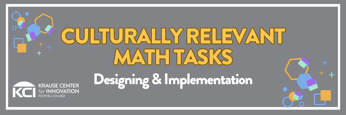 Join KCI and instructor @sandyraman for our workshop on Culturally Relevant Math Tasks this summer! Discover how to engage students w/ lessons that not only teach math but celebrate diverse cultures. Space is limited: krauseinnovationcenter.org/summer-worksho… #KCItogether #Math