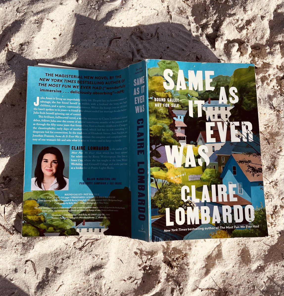 This new work by ⁦@ClaireLombardo⁩ was/ is everything I need in a novel. A feast for the mind and the heart. Everyone must read this summer. ⁦@doubledaybooks⁩