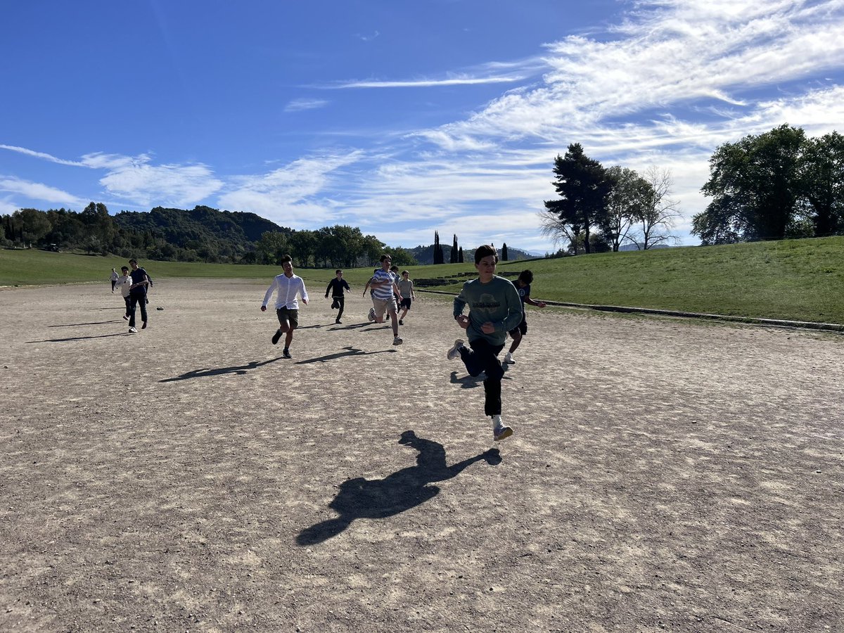 ClassicsMTS's tweet image. Running races at the original site of the Olympics 🏃🏁