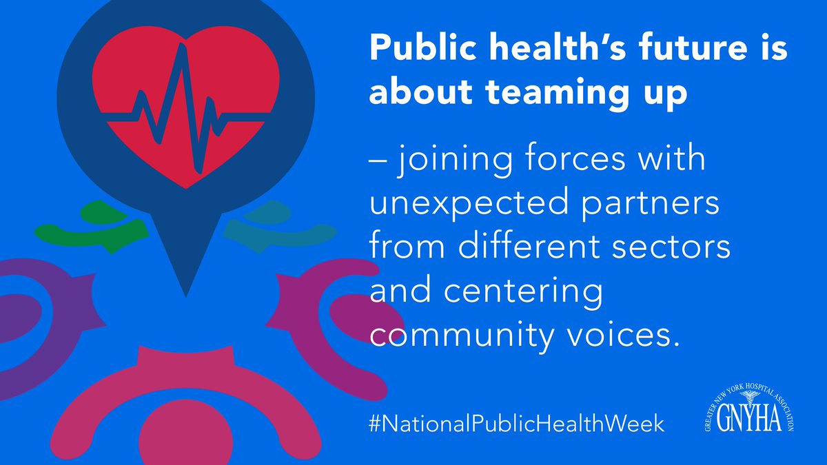 Public health’s future is about teaming up with others to advocate for community well-being. Together, let’s make sure everyone has access to the support and care they need for a healthier life. #NationalPublicHealthWeek