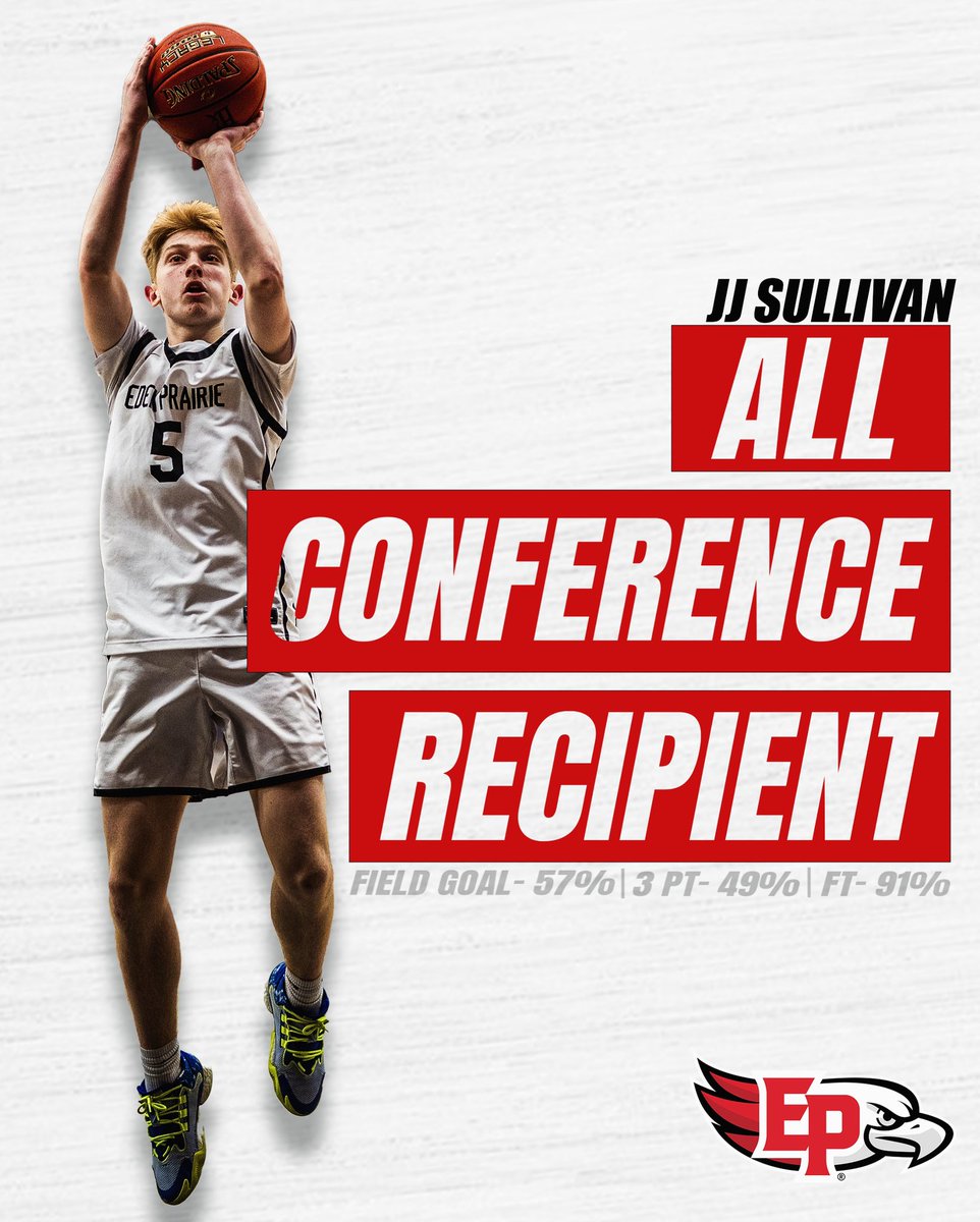 Congrats to #5 JJ Sullivan for being named All Conference! 🪣‼️