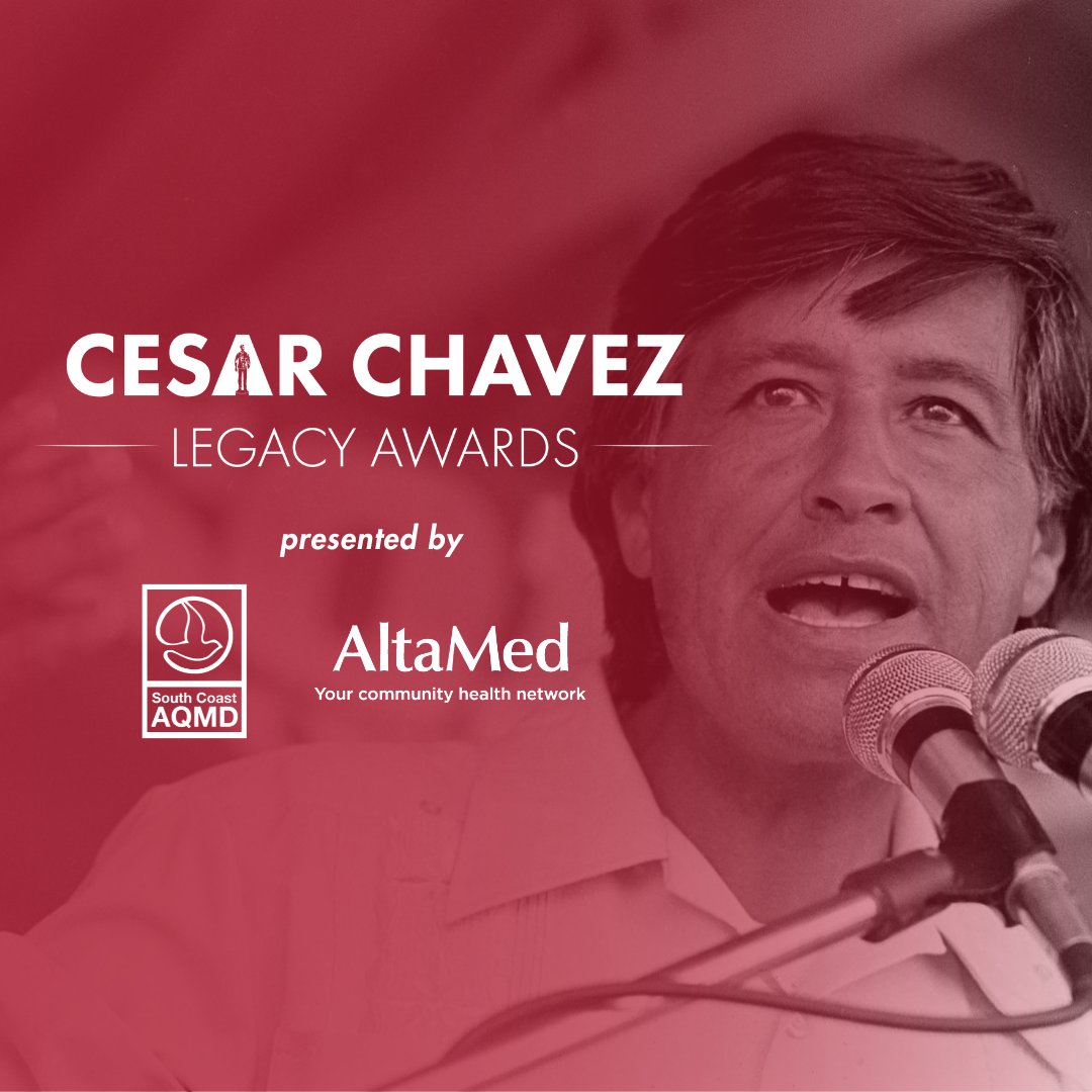 Tonight, we are celebrating the 2024 Cesar Chavez Legacy Awards, presented by AltaMed and South Coast AQMD. This event is dedicated to honoring those who work towards uplifting the communities to which Cesar Chavez tirelessly devoted his life. #ChavezLegacyAwards