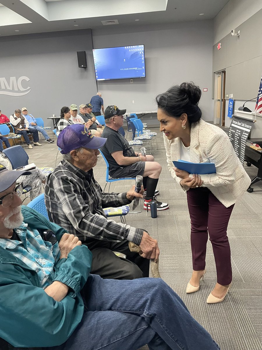 Today, I had the privilege of visiting the Veterans Roundtable to give a city review and provide updates on Sherrill Veterans Memorial Park and the proposed Bond 2024. Our veterans hold a special place in my heart and they are a top priority for me. 🇺🇸 #ThankYouVeterans