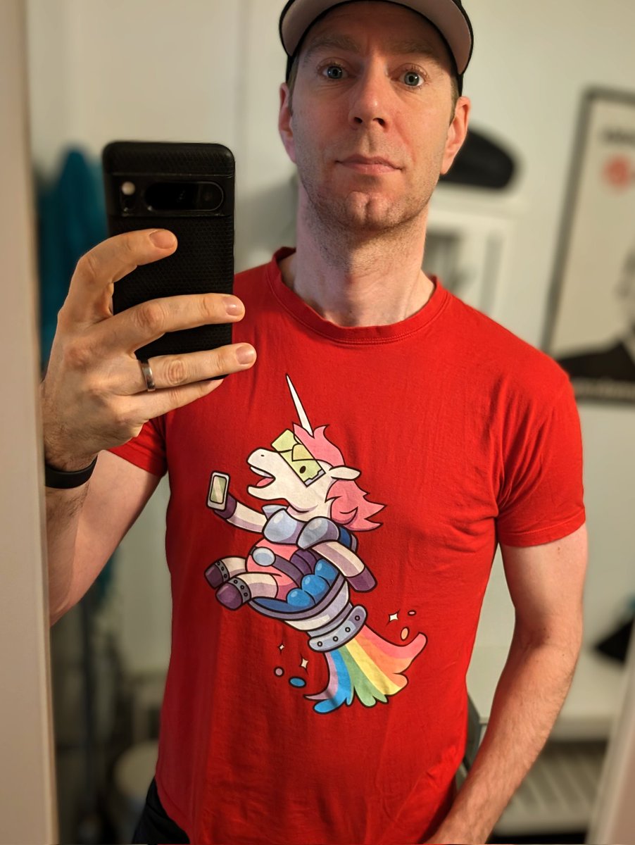 This old swag t-shirt from @ServerlessMIL 2019 is still one of my favorites! It has seen better days, but I hope it lasts another five years. ❤️