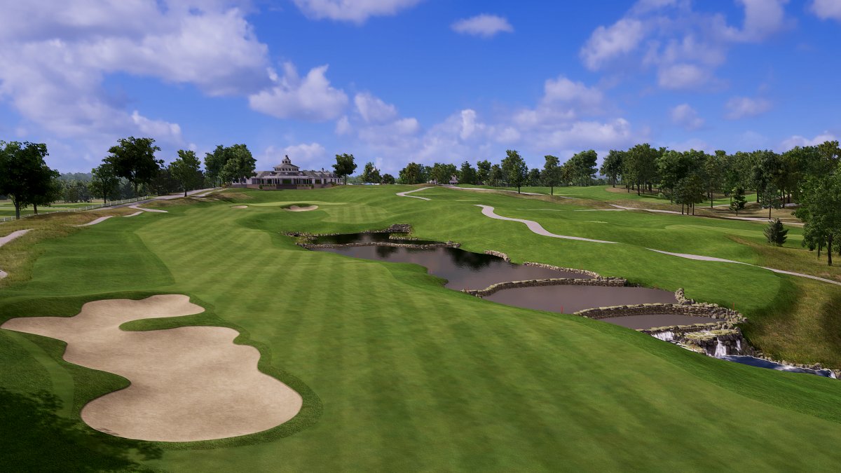 Can you guess the course? 👀 Just released in TPS yesterday ⛳️ Make sure to check out all the course in the Trackman library, and watch the video of how we go about creating the best indoor course experience 🟧 Link in bio! #trackmansimulator #golfsimulator #indoorgolf #golf