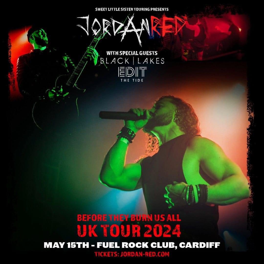 This show supporting the mighty Jordan Red at FUEL ROCK CLUB alongside @BlackLakesUK is soon approaching! 🔥 Big thanks to Sweet Little Sister Touring for having us 👊🏻 Get your tickets here: Tickets: tix.to/JordanRedTour2…