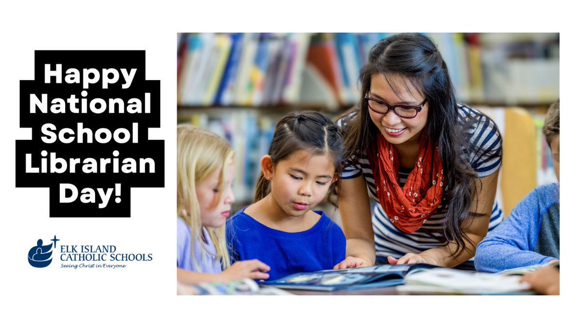 📚 Happy National School Librarian Day to our librarians! Your dedication to inspiring young minds and fostering a love for reading is truly invaluable. Thank you for being the cornerstone of our schools’ learning communities! #eicscatholic