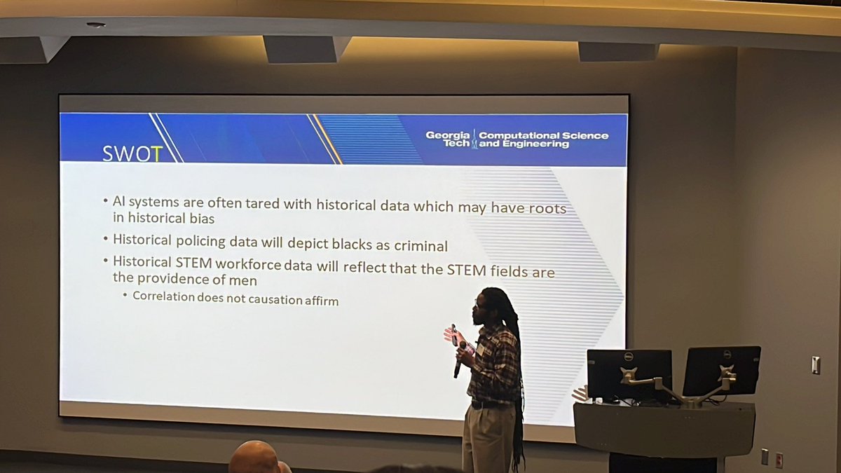 “AI can develop biases based on its data. If we're feeding AI historical data, then, for example, when working with law enforcement, AI would perceive Black people as criminals.” - Bryan Cox