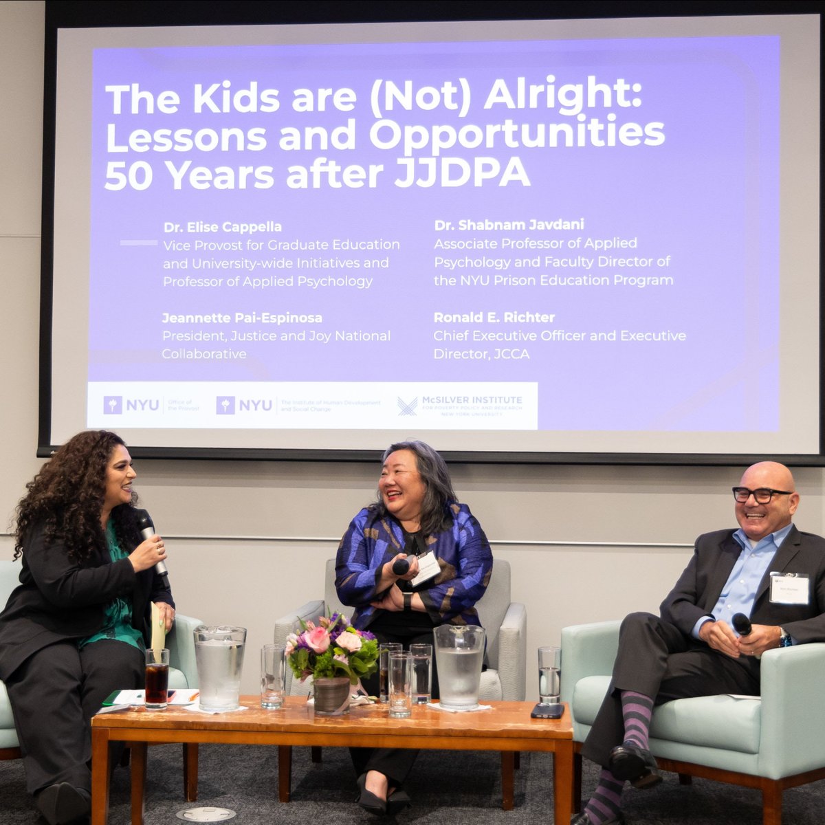 Late last month, @nyuIHDSC co-sponsored 'The Kids Are (Not) Alright: Lessons and Opportunities 50 Years After JJDPA' with @NYU_CCII & @NYUMcSilver to mark the 50th anniversary of the Juvenile Justice Delinquency Prevent Act (JJDPA)✨