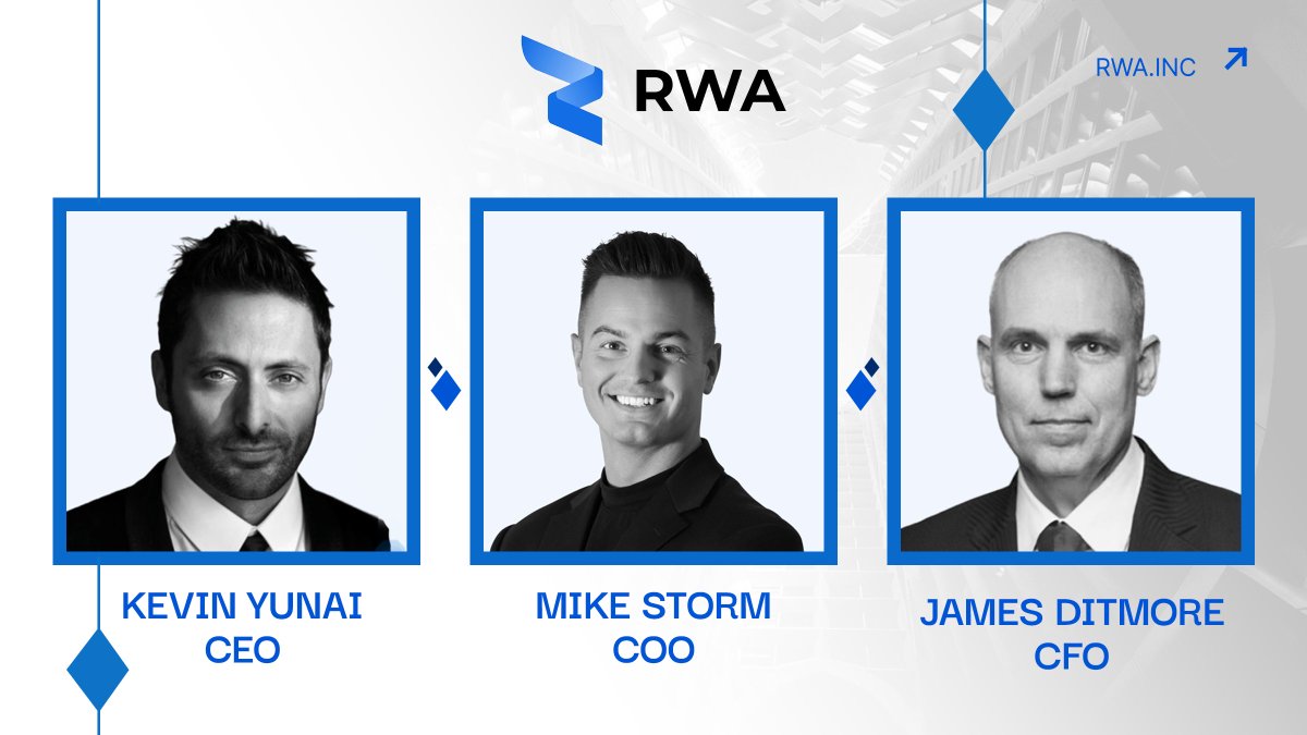 RWA_Inc_'s tweet image. Meet the RWA Dream Team!!

A thread—continued below...