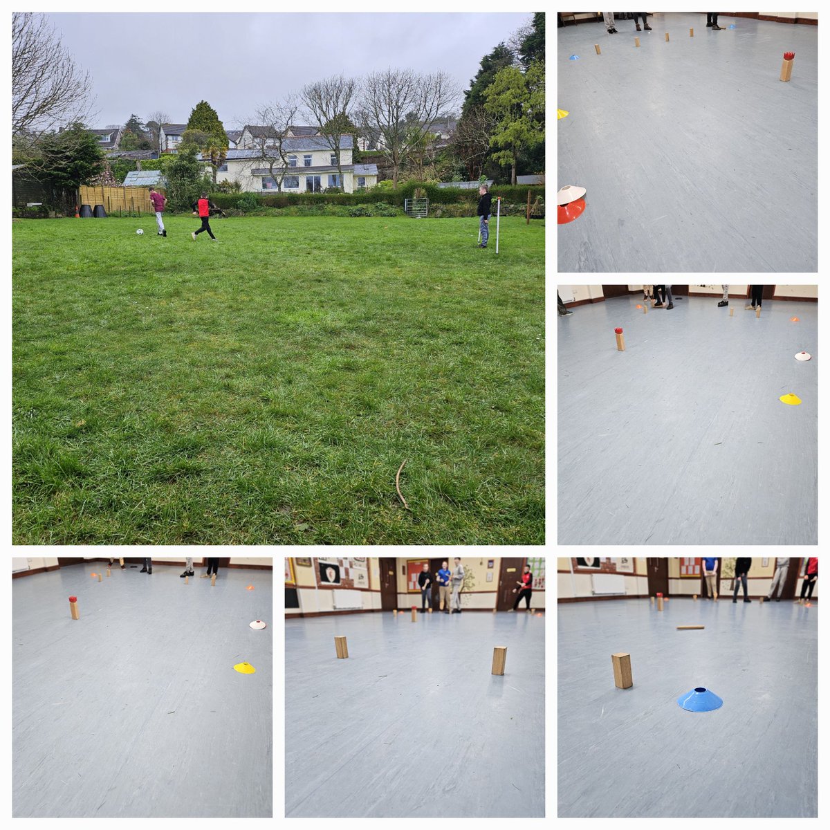 Today was wet but fun!Lots of great participation playing rounders and football, real determination lighting fires in the rain.Yummy omelette cooked for lunch &amp; clues for a treasure hunt solved. A very competitive game of kubs ended the day. #timetomove #activecornwall