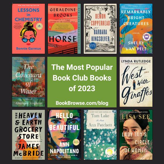 The results are in!!! We've surveyed thousands of readers to find out which books were the favorites of book clubs in 2023. LESSONS IN CHEMISTRY was the most popular with 18.6% of respondents choosing it. A great list of books! Read more here: bookbrowse.com/blog