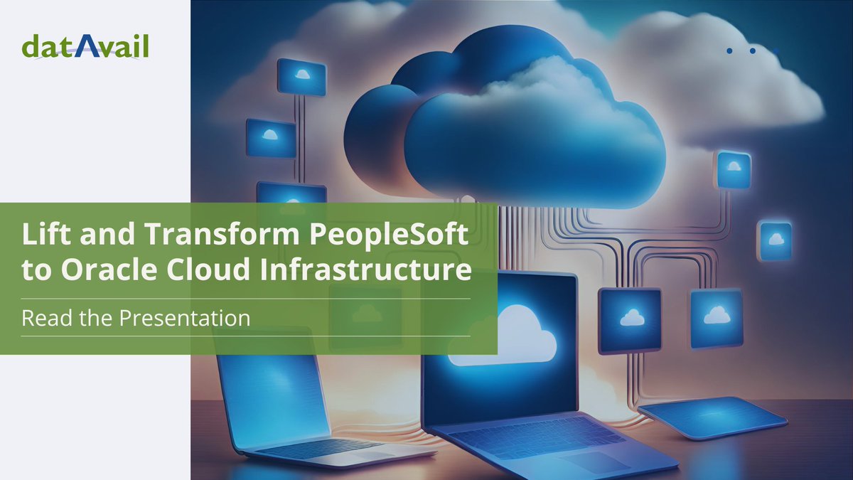 Are you considering a #cloud migration for your on-premises powerhouse #PeopleSoft? Download our latest presentation and discover seven critical elements that contribute to a successful cloud migration journey. Dive right in. bit.ly/3HCMJtM #erp #cloudcomputing #oci