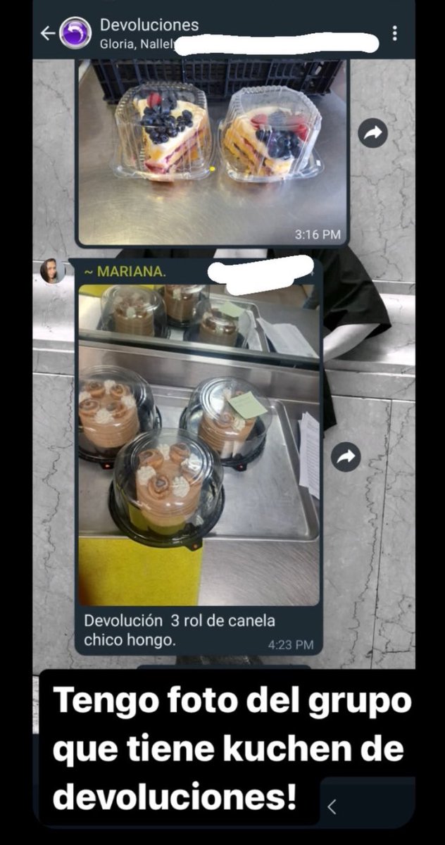 Patitatia1's tweet photo. La lista pegada en su establecimiento donde se demuestra todos los regresos por hongos en los pasteles https://t.co/GtnmIlADm8